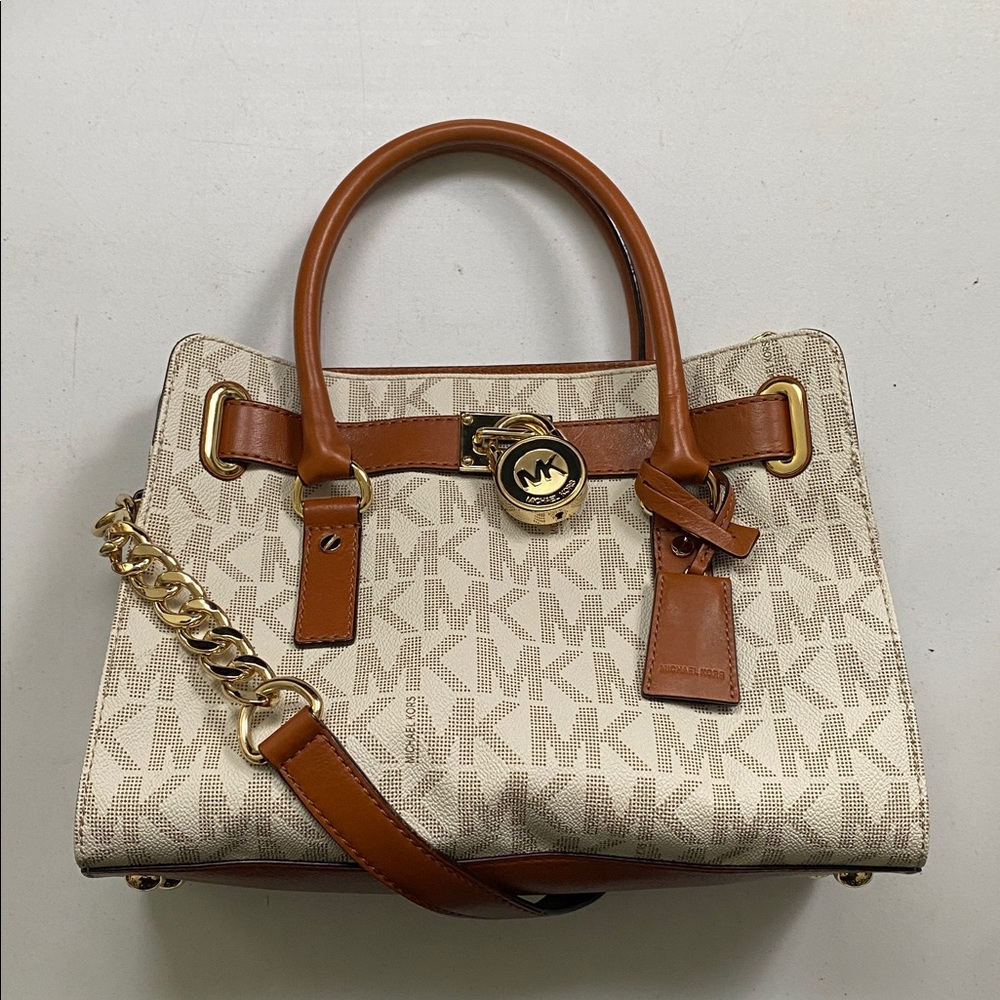 Michael by Michael Monogram Hamilton Satchel Bag